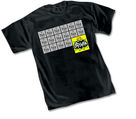 Batman periodic table t shirt sale