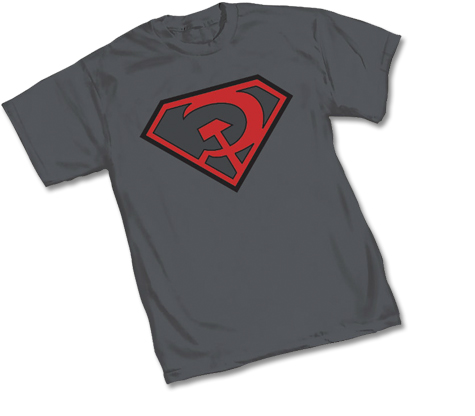 Red superman best sale t shirt